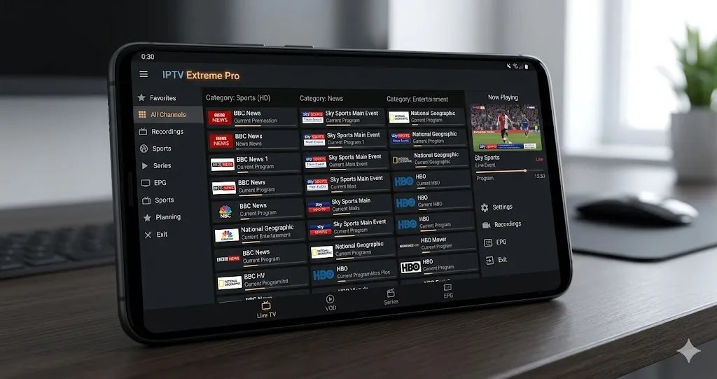 IPTV Extreme & Extreme Pro — Advanced Android Player