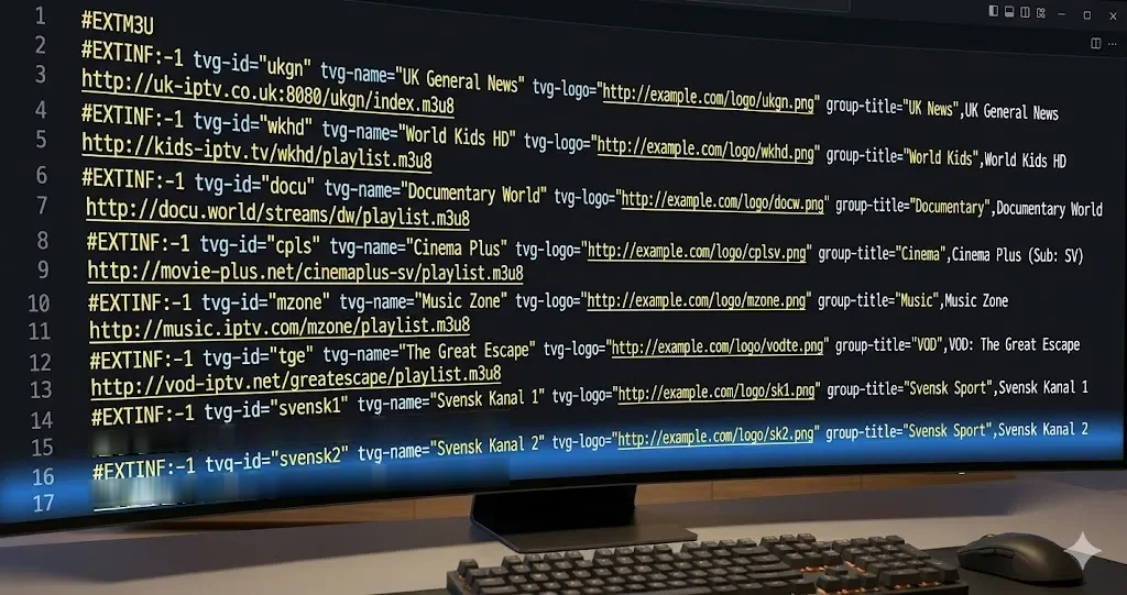 IPTV M3U Playlist Guide — URLs, Formats & Integration