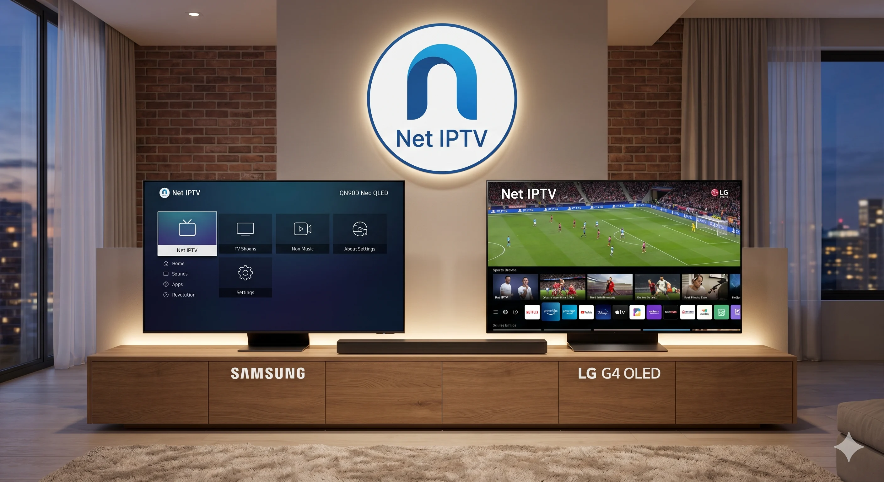 NET IPTV — Lightweight Player for Smart TVs