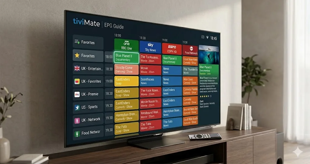 TiviMate IPTV Player — The Premier Android & Fire TV Player